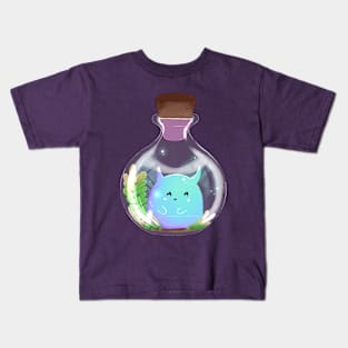 monster in the bottle Kids T-Shirt